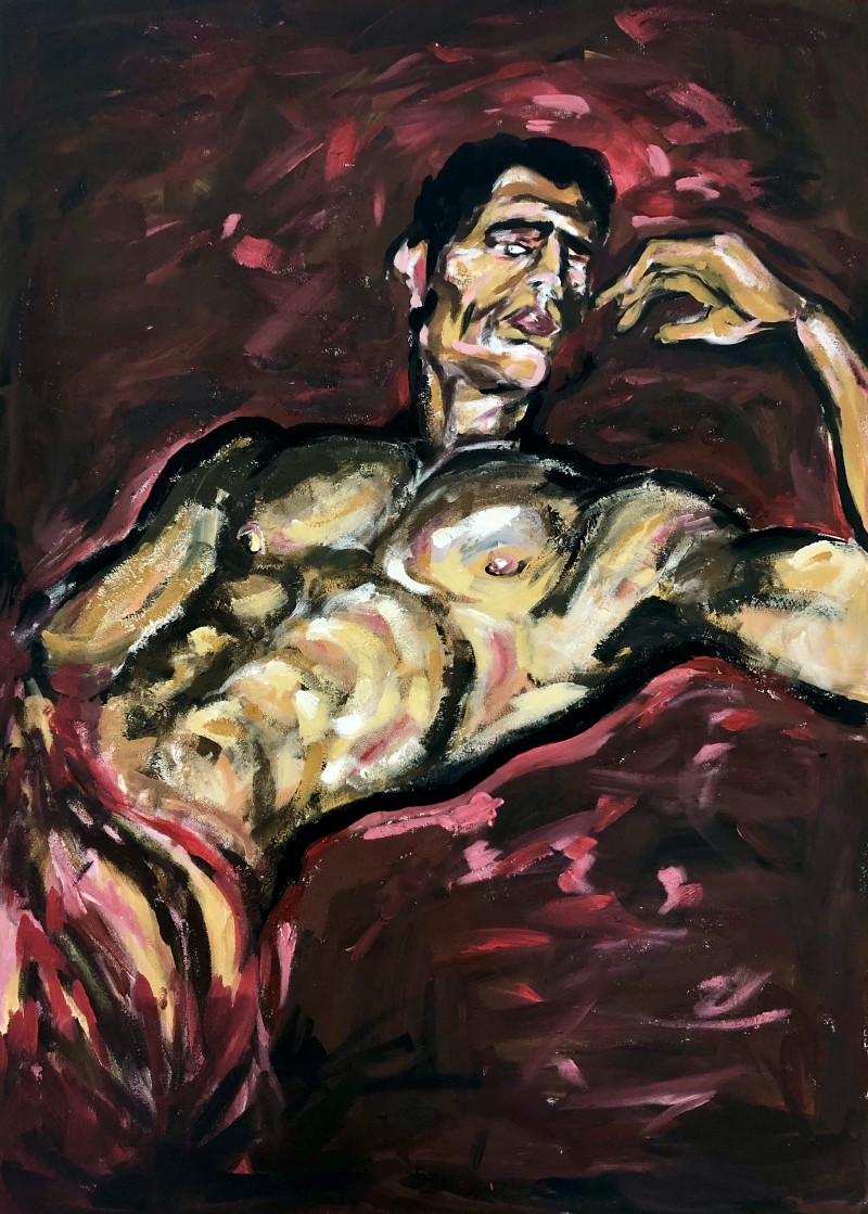 Torso eines Mannes